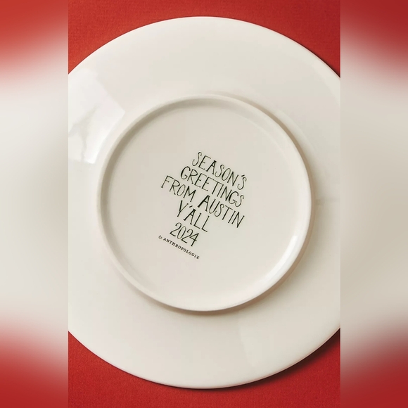 NWT Holiday in the City Austin Dessert Plate - Picture 2 of 3